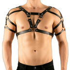 Strapped Dominance Chest Harness