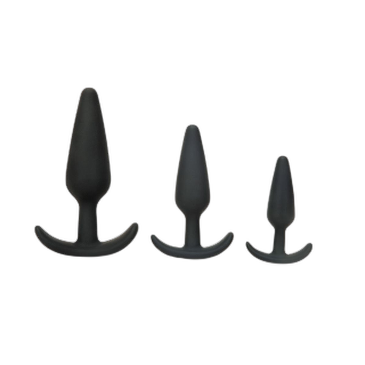 Prowler RED 3 Piece Anal Training Butt Plug Kit Black
