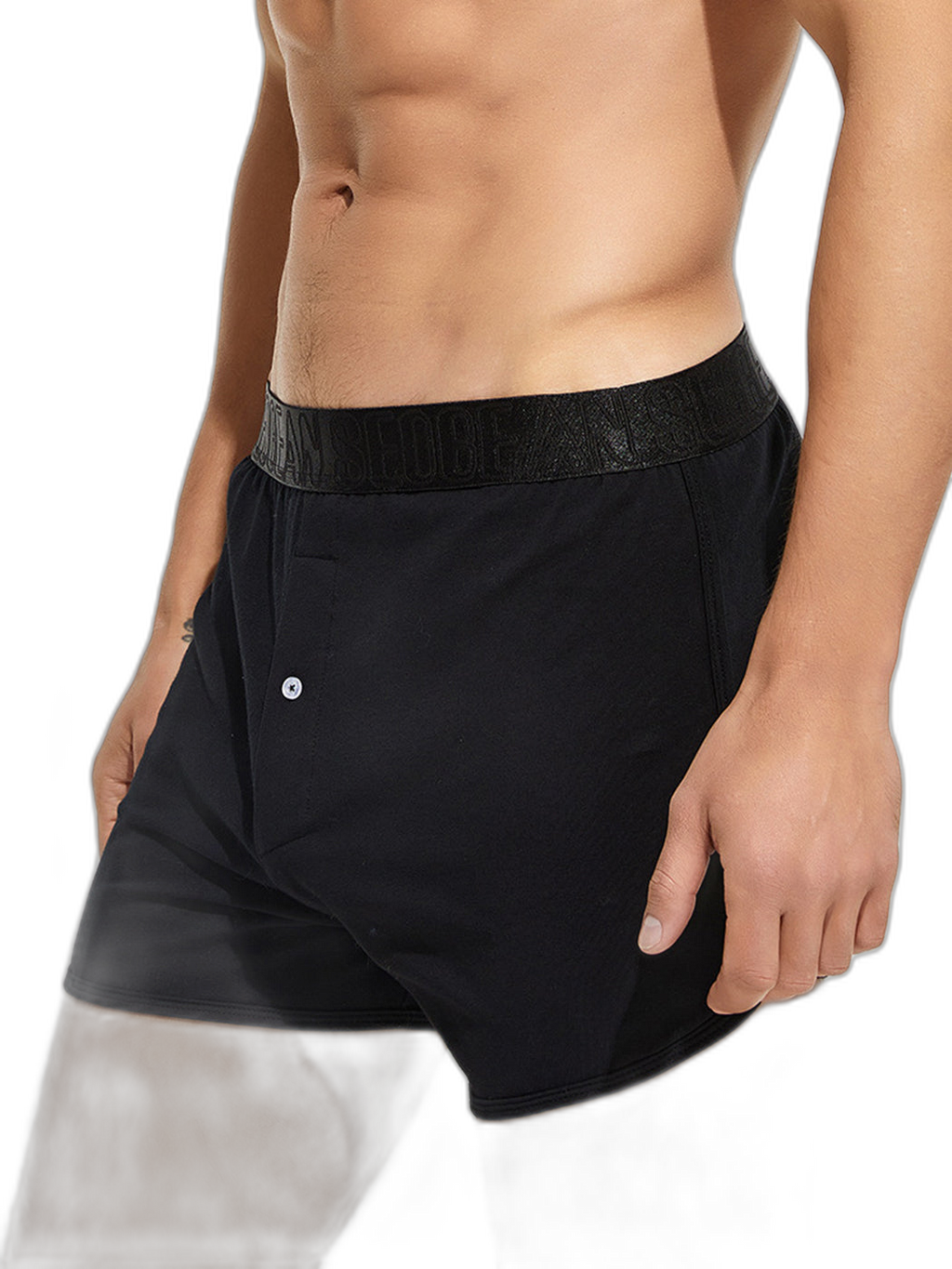 Men’s Knitted Boxers With Button Fly