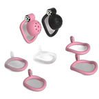 Nub Ultra-Light Chastity Cage with 5 Ring Sizes