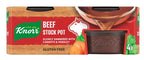 8 x Knorr Beef Stockpot Pot 4 X 28G