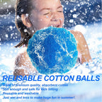 BEFANS 60 Pcs Reusable Water Balls – Colorful Water Balloons for Pool & Backyard Fun