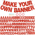 BEISHIDA 116PCS A-Z Glitter Letter Banner Kit – 111 Letters & Numbers, 3 Ropes, 2 Threading Devices