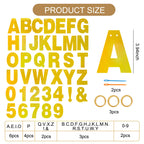 BEISHIDA Double-Sided Gold Letter Banner Kit – 116 PCS DIY Decor for Birthday, Graduation, Wedding