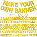 BEISHIDA Double-Sided Gold Letter Banner Kit – 116 PCS DIY Decor for Birthday, Graduation, Wedding