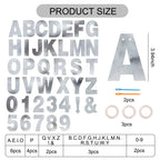 BEISHIDA Double-Sided Glitter Letter Banner Kit – DIY 111 Letters & Numbers with 3 Ropes & 2 Threading Devices for Birthday, Graduation, Wedding