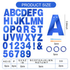 BEISHIDA Double-Sided Blue 116 PCS DIY Letter Banner Kit – Create Custom Birthday, Graduation, and Wedding Decor