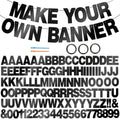 BEISHIDA Double-Sided DIY Letter Banner Kit – 116 PCS for Custom Birthday, Wedding, Graduation Decor