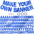 BEISHIDA Double-Sided Blue 116 PCS DIY Letter Banner Kit – Create Custom Birthday, Graduation, and Wedding Decor