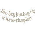 BEISHIDA Glitter Champagne Banner – The Beginning of a New Chapter for Graduation & Farewell Parties