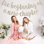 BEISHIDA Glitter Champagne Banner – The Beginning of a New Chapter for Graduation & Farewell Parties