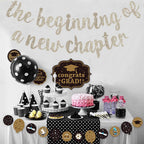 BEISHIDA Glitter Champagne Banner – The Beginning of a New Chapter for Graduation & Farewell Parties