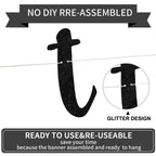 BEISHIDA Glitter Welcome to The Team Banner – Pre-Strung, No DIY Party Decor