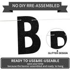 BEISHIDA Glitter Rude Youre Leaving Banner – Pre-Strung Going Away Party Decor