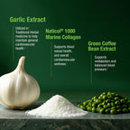 Bell Healthy Blood Pressure Support - Garlic, Green Coffee Bean & Celery Seed (60 Caps)