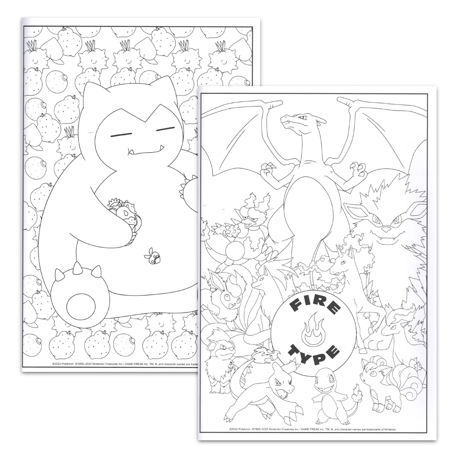 Bendon Pokemon Coloring Book Set for Kids & Teens – Cards & Advanced Coloring Book Bundle