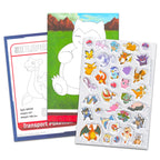 Bendon Pokemon Coloring Books for Kids 4-8 – Activity Set with Stickers & Cards