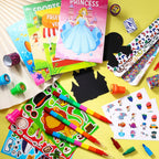 BenLouis 192Pcs Kids Party Favors: Mini Coloring Books, Crayons, Slap Bracelets & Stickers Set