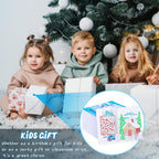 BenLouis 12 Winter Mini Coloring Books with Stacking Crayons – Kids Party Favors