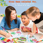 BenLouis 24 Pcs Dinosaur Mini Coloring Books – Bulk Kids Party Favors