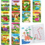 BenLouis 24 Pcs Dinosaur Mini Coloring Books – Bulk Kids Party Favors
