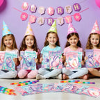 BenLouis 24 Pcs Butterfly Mini Coloring Books – Kids Party Favors & Activities