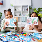 BenLouis 12 Winter Mini Coloring Books with Stacking Crayons – Kids Party Favors