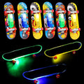 Beselley Mini Finger Skateboards – 25 LED Fingerboards for Kids, Portable Hand Skaters & Party Favors