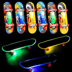 Beselley Mini Finger Skateboards – 25 LED Fingerboards for Kids, Portable Hand Skaters & Party Favors