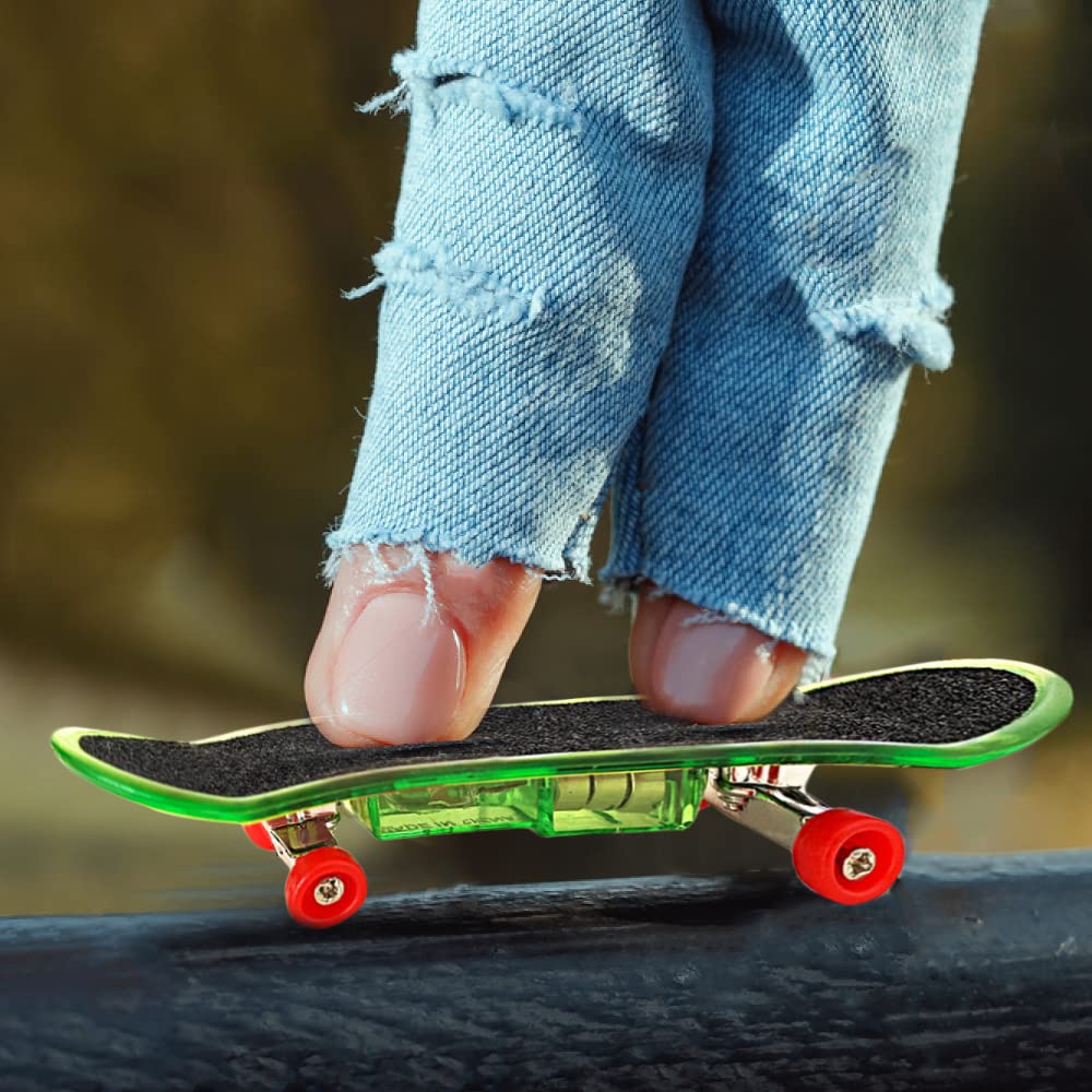 Beselley Mini Finger Skateboards – 25 LED Fingerboards for Kids, Portable Hand Skaters & Party Favors