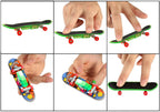 Beselley Mini Finger Skateboards – 25 LED Fingerboards for Kids, Portable Hand Skaters & Party Favors