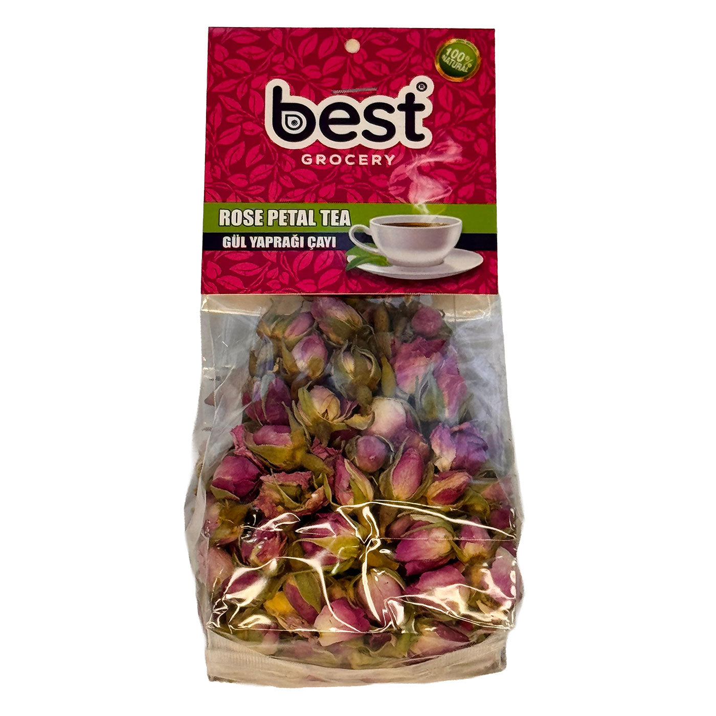 Best Grocery Natural Rose Petal Tea Gül Yaprağı Çayı 50g