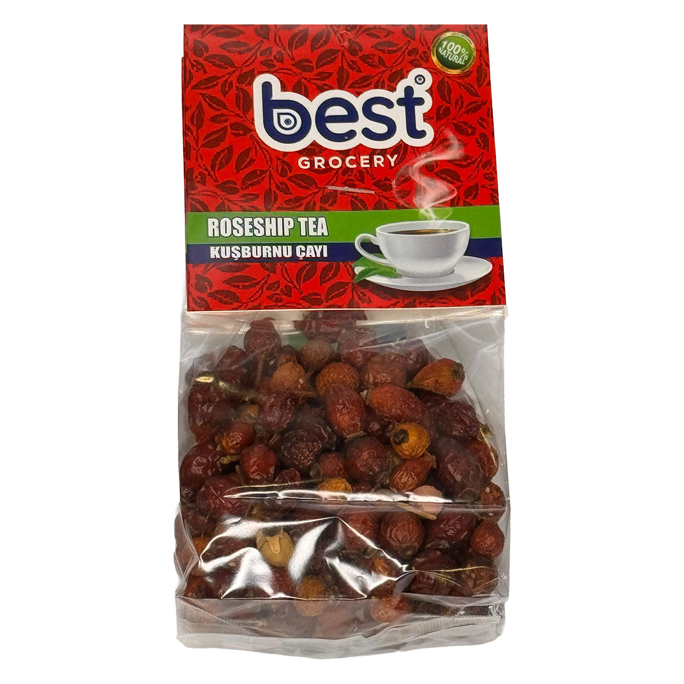 Best Grocery Natural Rosehip Tea Kuşburnu Çayı 125g