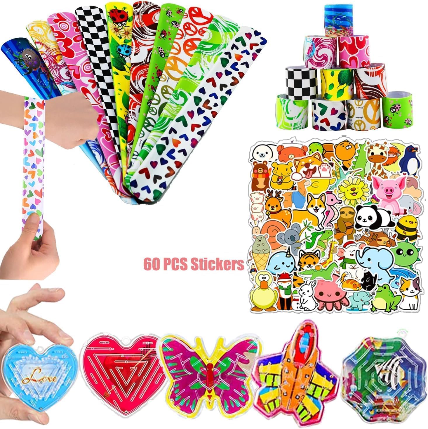 Bestkiy 118 Pcs Party Favors for Kids – Classroom Prizes, Treasure Chest Toys, Pinata Fillers