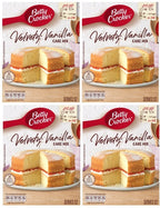 4 x Betty Crocker Velvety Vanilla Cake Mix 425G