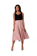 BeWear high waist and decorative buttons midi skirt