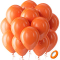 Bezente Orange Balloons – 100 Pack 12-Inch Latex Party Balloons for Birthdays, Showers & Halloween