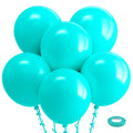 Bezente Teal Balloons 18 Inch – 30 Pack Large Teal Latex Balloons for Weddings & Parties