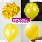 Bezente Yellow Giant Balloons 36-Inch 8-Pack – Jumbo Latex Party Balloons