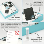 Bezzerwizzer HINT Party Game (US Edition) – Creative Hinting for 4+ Players | 45-Minute Playtime