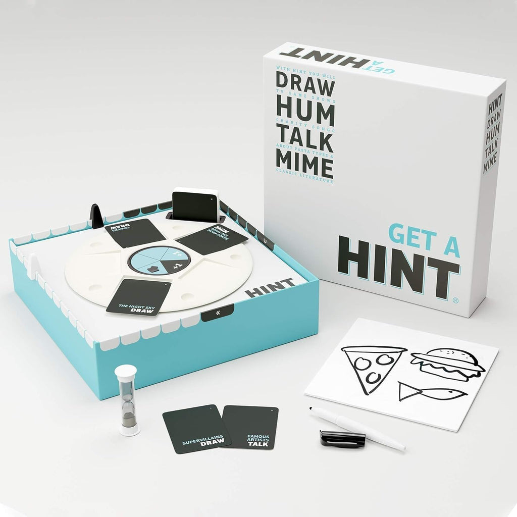 Bezzerwizzer HINT Party Game (US Edition) – Creative Hinting for 4+ Players | 45-Minute Playtime