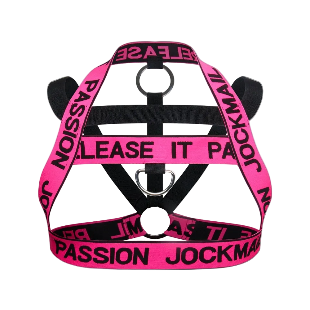 Jockmail Neon Release It Passion Elastic Chest Harness