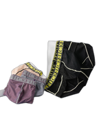 2 Pack Men's Ice-Silk Stretch Sports Briefs with 3D Pouch