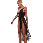 Women's Leather Lingerie Harness