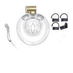 Cassian - Penis Cage - Sissy Cage - Male Chastity Device With Five Rings