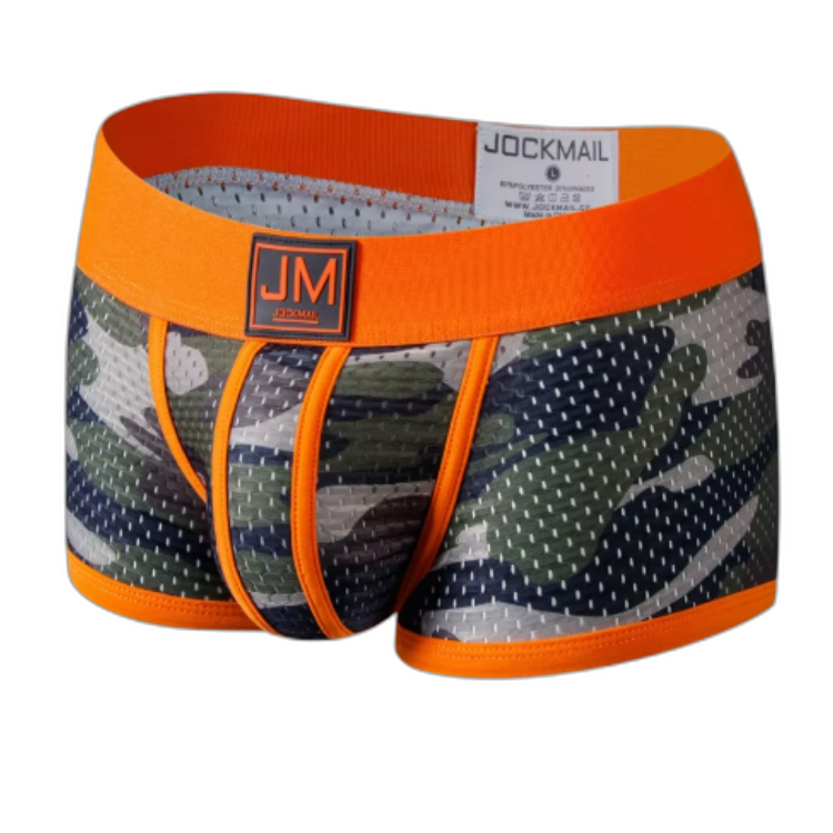 Jockmail Coloured Military Mesh Boxers (6 Pack)
