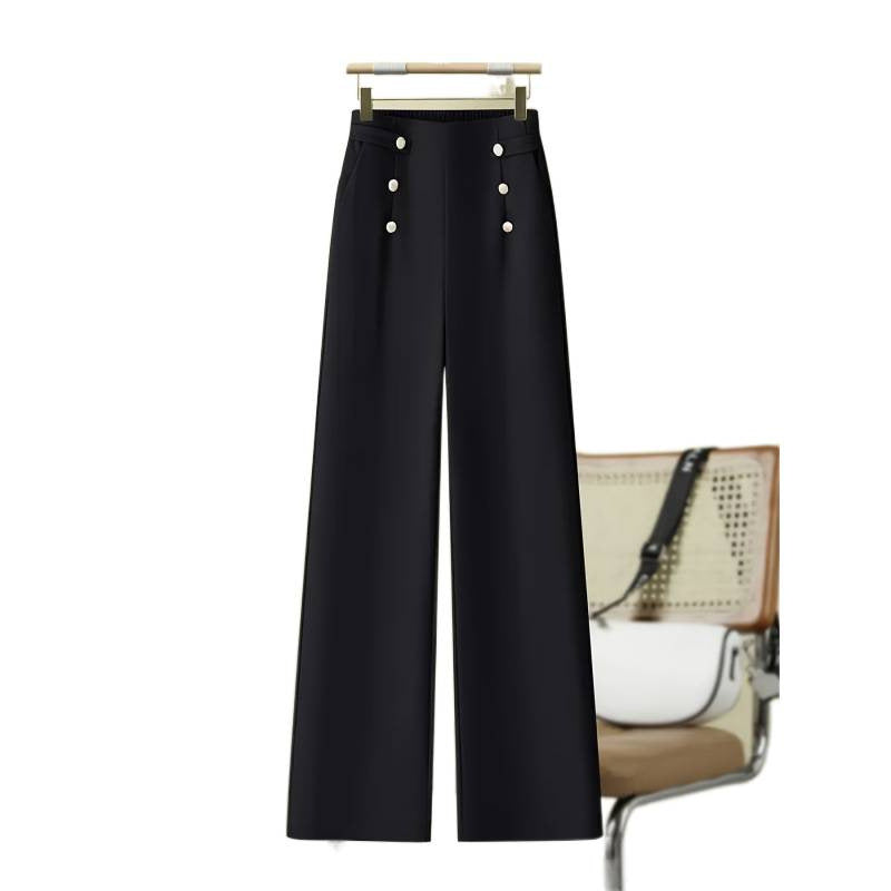 Straight-leg Wide-leg Pants For Autumn And Summer
