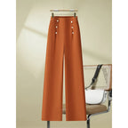 Straight-leg Wide-leg Pants For Autumn And Summer