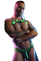 Breedwell Futura Body Harness Neon Green