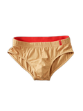 4 Pack Men's Solid Color Cotton Low-Rise Seamless Comfort Briefs